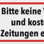 Bitte Keine Werbung Vorlage Hübsch Briefkasten Aufkleber Stopp Keine Werbung Und Zeitungen