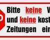 Bitte Keine Werbung Vorlage Luxus 1x &quot;bitte Keine Werbung Einwerfen&quot; Aufkleber Wetterfest