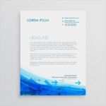 Blau De Kündigung Vorlage Best Of Blau Briefpapier Design Vorlage Mit Pfeilen