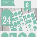 Blog Vorlagen Kostenlos Cool Adventskalenderzahlen Zum Ausdrucken Sparkle Mint