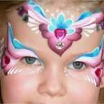 Blumen Schminken Vorlagen Inspiration Pink Herz Prinzessin Kinderschminken Anleitung Eine
