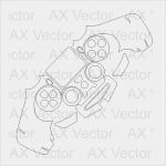 Bod Cover Vorlage Gut Ps4 Controller Vector Template