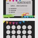 Bonuskarte Vorlage Gratis Erstaunlich Bonuskarte Kinder 5 Stück Belohnungskarte Stempelkarte