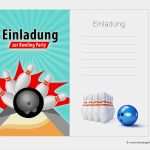 Bowling Einladung Vorlage Kostenlos Hübsch Einladung Kindergeburtstag Bowling Kegeln Kostenlose