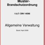 Brandschutzordnung Teil B Vorlage Word Einzigartig Muster Brandschutzordnung Allgemeine Verwaltung Pdf