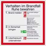 Brandschutzordnung Teil B Vorlage Word Gut Brandschutzordnung Aushänge Und Verhaltensregeln