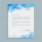 Briefkopf Design Vorlagen Erstaunlich Blau Abstrakte formen Briefkopf Vorlage