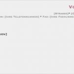 Briefkopf Design Vorlagen Fabelhaft Briefkopf Vorlage & Muster Einen Briefkopf Selbst