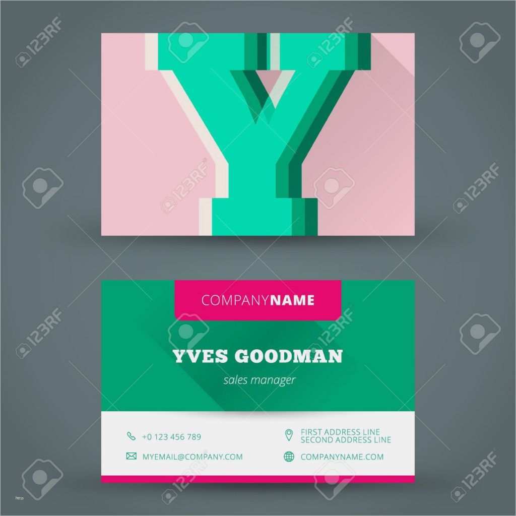 Briefkopf Design Vorlagen Neu Visitenkarte Design Vorlage Vektor Hintergrundfarbe Brief