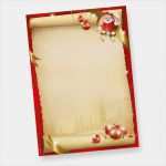Briefpapier Vorlage Weihnachten Fabelhaft Weihnachtsbriefpapier Santa 100 Blatt Briefpapier