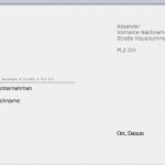 Briefumschlag Beschriften Vorlage Kostenlos Großartig Briefkopf Vorlage & Muster Einen Briefkopf Selbst