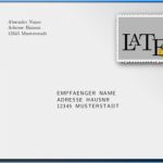 Briefumschlag Drucken Vorlage Großartig Briefumschlag Drucken Mit Latex Latex 2017