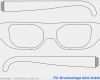 Brillen Gutschein Vorlage Neu Eine Brille Basteln Vorlage & Anleitung