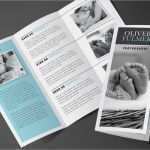 Broschüre Vorlage Word Wunderbar Tri Fold Brochure Template – Blue &quot;serenity&quot;