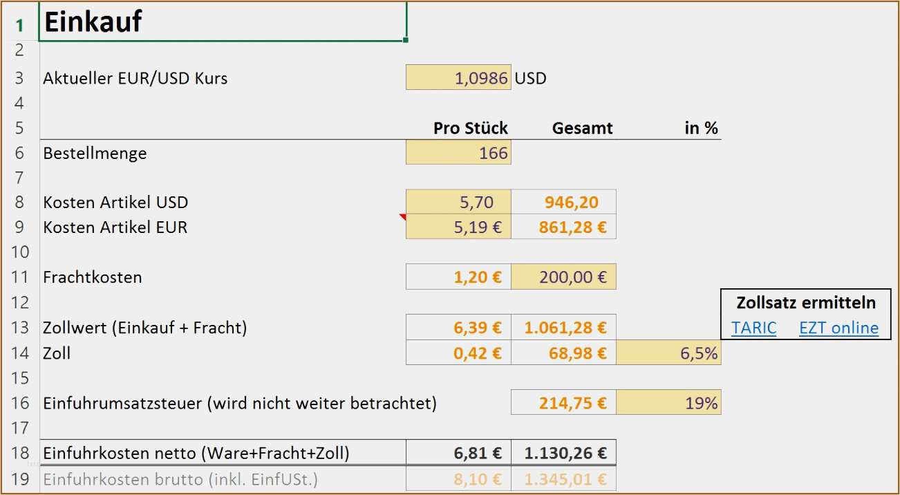 Brutto Netto Rechner Excel Vorlage Elegant 10 Produktkalkulation Excel Vorlage Vorlagen123