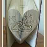 Buch Falten Vorlage Selber Machen Fabelhaft 300 Wedding Heart Book Folding Pattern