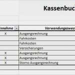Buchhaltung Kleingewerbe Excel Vorlage Elegant Excel tool Kassenbuch