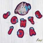 Buchstaben Aufnähen Vorlage Best Of Buchstaben Zum Aufnähen Pferd