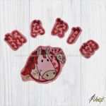 Buchstaben Aufnähen Vorlage Cool Buchstaben Zum Aufnähen Pferd