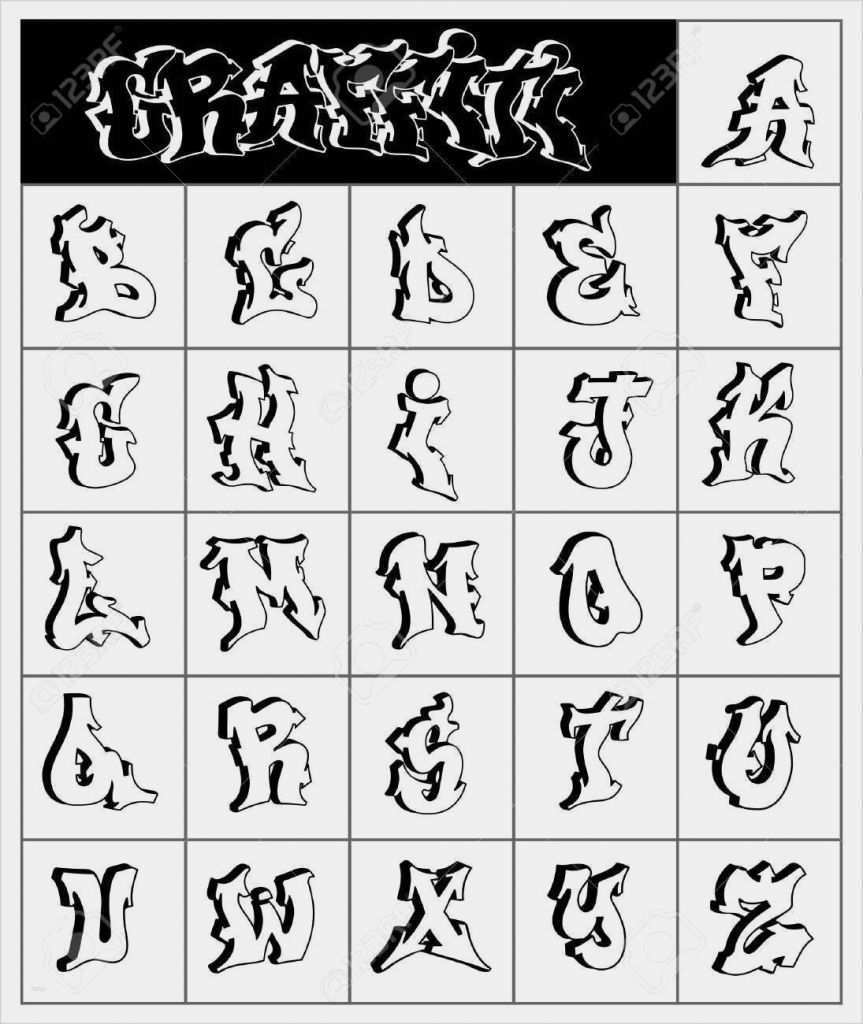 Buchstaben In 3d Vorlagen Erstaunlich Graffiti Buchstaben Vorlagen Einzigartig Graffiti