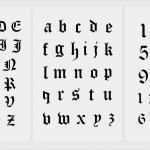 Buchstaben Schablonen Vorlagen Gut Scrapbooking Alte Schrift Schablonen Buchstaben Abc Groß