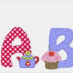 Buchstaben Sticken Vorlage Kostenlos Angenehm Es Geht Wieder Los Teatime Alphabet Bernina Blog