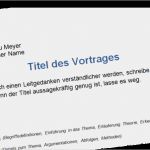 Buchvorstellung Powerpoint Vorlage Einzigartig Handout Tipps Zum Aufbau Beispiele Und Muster