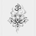 Buddhistische Tattoos Vorlagen Schön Greyed Out Lotus Om Flower Tattoos Pinterest