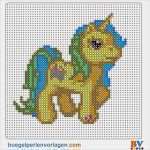 Bügelperlen Einhorn Vorlage Angenehm My Little Pony Bügelperlen Vorlage