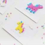 Bügelperlen Einhorn Vorlage Beste Diy Einhorn Einladung Mit Bügelperlen Fräulein K Sagt