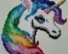 Bügelperlen Einhorn Vorlage Erstaunlich Einhorn Aus Bügelperlen Nach Der Vorlage Unter