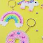 Bügelperlen Einhorn Vorlage Hübsch Bügelperlen Vorlage Einhorn Genial Diy Schlüsselanhänger