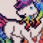 Bügelperlen Einhorn Vorlage Inspiration Einhorn Bügelperlen Vorlage Unicorn Perler Beads by
