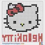 Bügelperlen Elsa Vorlage Beste Bügelperlen Vorlage Hello Kitty Crafties