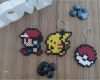 Bügelperlen Schlüsselanhänger Vorlagen Bewundernswert Pokemon Schlüsselanhänger Verschiedene Versionen Ab Von