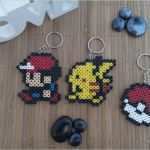 Bügelperlen Schlüsselanhänger Vorlagen Bewundernswert Pokemon Schlüsselanhänger Verschiedene Versionen Ab Von