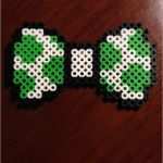Bügelperlen Schlüsselanhänger Vorlagen Genial Mario Brothers Inspired Yoshi Hair Bow Bow Tie Perler