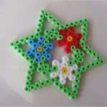 Bügelperlen Stern Vorlagen Erstaunlich Stern Und Herz Deko Aus Bügelperlen Bügelperlen