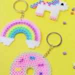 Bügelperlen Vorlage Einhorn Luxus Diy Schlüsselanhänger Aus Bügelperlen Einfache Geschenk Idee