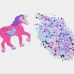 Bügelperlen Vorlage Einhorn Schönste Einhorn Bügelperlen Set Nachtleuchtend Betzold