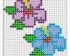 Bügelperlen Vorlagen Blumen Schön Blüten Bügelperlen Vorlage Flowers Perler Bead Pattern