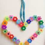 Bügelperlen Vorlagen Herz Wunderbar Bügelperlen Herz Mit Viel Farbe Muttertag Mothers Day