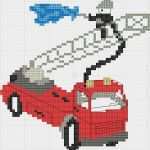 Bügelperlen Vorlagen Lkw Wunderbar Die Besten 25 Bügelperlen Feuerwehr Ideen Auf Pinterest