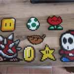 Bügelperlen Vorlagen Mario Süß Super Mario Aus Bügelperlen Hama Perler Beads
