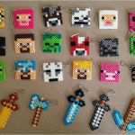 Bügelperlen Vorlagen Minecraft Gut Minecraft Perler Beads Zukünftige Projekte