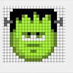 Bügelperlen Vorlagen Minecraft Schönste Buegelperlen Vorlagen Kostenlos Frankenstein Gruen