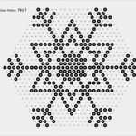 Bügelperlen Vorlagen Schneeflocke Elegant Bügelperlen Vorlagen