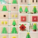Bügelperlen Vorlagen Stern Einzigartig Basteln Buegelperlen 3d Weihnachtsbaum Anleitung Gruen