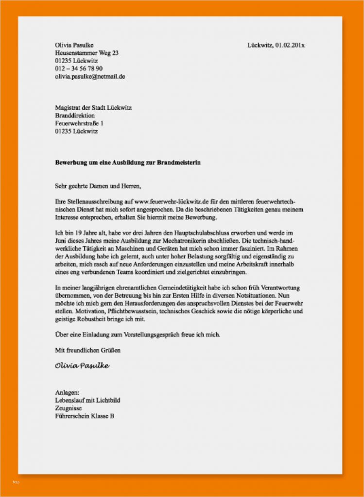 Bundeswehr Bewerbung Vorlage Cool 12 Anschreiben Bundeswehr