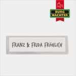 Burg Wächter Briefkasten Namensschild Vorlage Angenehm Namensschild Briefkasten Online Kaufen